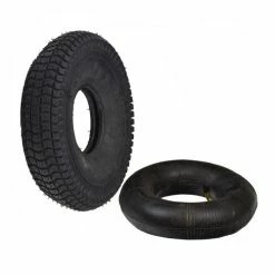 Brand new 🛒 Kenda 3.00-4 (10"x3") Black Mobility Tire And Inner Tube Set With Traction Tread ⭐