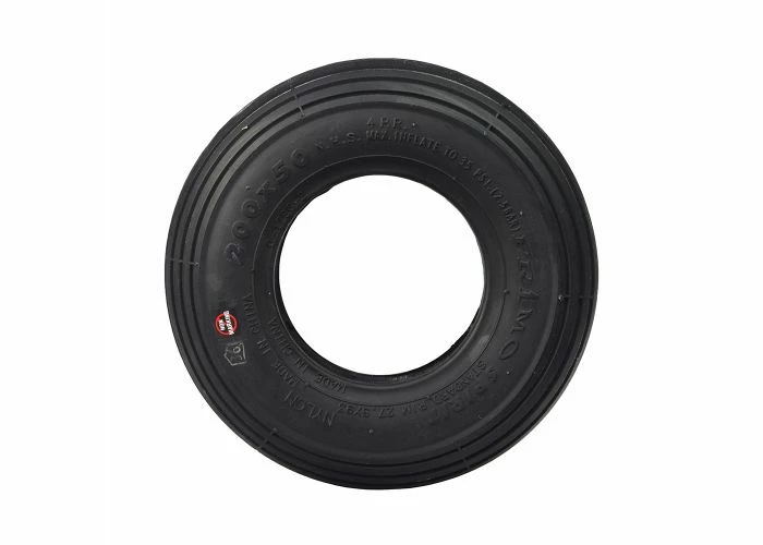 Hot Sale β€οΈ Primo 8"x2" (200x50) Black Non-Marking Pneumatic Mobility Tire With C179G Spirit Ribbed Tread β - Image 3