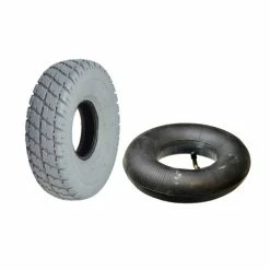 Flash Sale 🧨 Primo 3.00-4 (10"x3") Mobility Tire And Inner Tube Set With Durotrap Tread ⌛